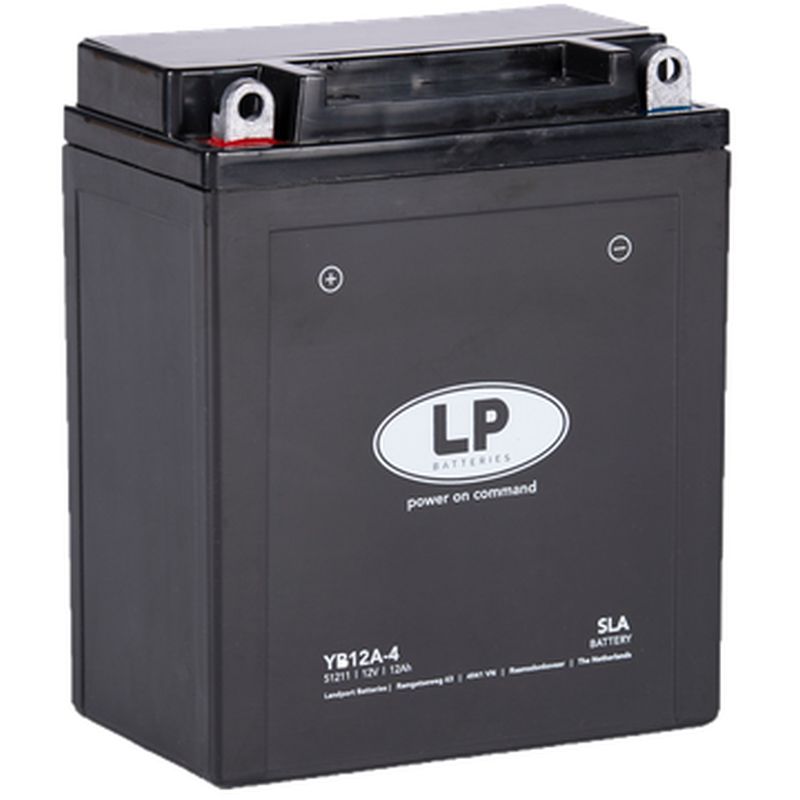 LANDPORT akumulátor YB12A-4 (MS LB12A-4) (YB12A-A/B) 12V 12AH (135X80X160mm) (165A) SLA bezúdržbový - zalitý (4)